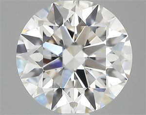 Picture of Lab Grown Diamond 1.52 Carats, Round with Excellent Cut, G Color, VVS2 Clarity and Certified by IGI
