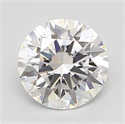 Natural Diamond 0.40 Carats, Round with Excellent Cut, D Color, VVS2 Clarity and Certified by GIA