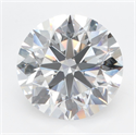 Lab Grown Diamond 5.01 Carats, Round with Ideal Cut, D Color, VVS1 Clarity and Certified by IGI