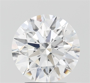 Picture of Lab Grown Diamond 3.07 Carats, Round with Ideal Cut, D Color, VVS1 Clarity and Certified by IGI