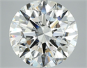 Natural Diamond 4.01 Carats, Round with Excellent Cut, F Color, VS2 Clarity and Certified by GIA