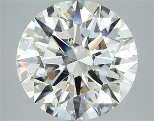 Picture of Natural Diamond 4.01 Carats, Round with Excellent Cut, F Color, VS2 Clarity and Certified by GIA