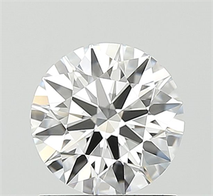 Picture of Lab Grown Diamond 1.00 Carats, Round with Excellent Cut, D Color, VVS2 Clarity and Certified by IGI