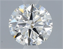 Natural Diamond 0.51 Carats, Round with Excellent Cut, I Color, SI2 Clarity and Certified by GIA