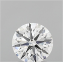 Lab Grown Diamond 1.39 Carats, Round with Ideal Cut, D Color, VS2 Clarity and Certified by IGI