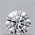 Diamante Natural 0.42 quilates, Redondo , Color G, claridad IF y certificado GIA