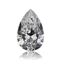 Natural Diamond 0.53 Carats, Pear with  Cut, F Color, VVS1 Clarity and Certified by GIA