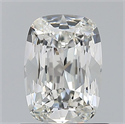 Natural Diamond 0.70 Carats, Cushion with  Cut, H Color, VS1 Clarity and Certified by GIA
