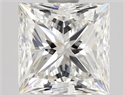 Natural Diamond 1.50 Carats, Princess with  Cut, G Color, VS1 Clarity and Certified by GIA