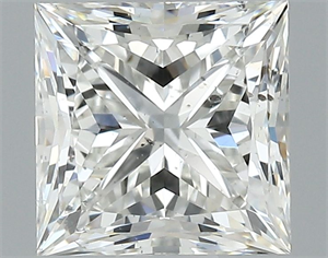 Picture of Natural Diamond 0.90 Carats, Princess with  Cut, I Color, SI2 Clarity and Certified by GIA