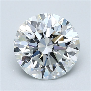 Picture of Natural Diamond 1.81 Carats, Round with Excellent Cut, E Color, VS1 Clarity and Certified by GIA