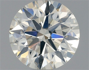 Picture of Natural Diamond 0.55 Carats, Round with Excellent Cut, J Color, SI2 Clarity and Certified by GIA