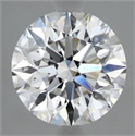 Lab Grown Diamond 3.03 Carats, Round with Excellent Cut, D Color, VVS2 Clarity and Certified by IGI
