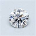 Diamante Natural 0.80 quilates, Redondo , Color E, claridad SI1 y certificado GIA