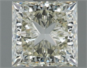 Natural Diamond 1.01 Carats, Princess with  Cut, K Color, VVS1 Clarity and Certified by IGI