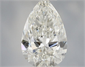 Natural Diamond 0.42 Carats, Pear with  Cut, G Color, VS1 Clarity and Certified by IGI