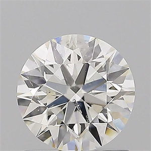 Picture of Natural Diamond 1.08 Carats, Round with Excellent Cut, I Color, SI2 Clarity and Certified by GIA