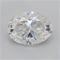 Natural Diamond 1.20 Carats, Oval with  Cut, F Color, VS2 Clarity and Certified by GIA