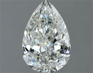 Picture of Natural Diamond 1.01 Carats, Pear with  Cut, H Color, VS2 Clarity and Certified by IGI