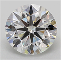 Lab Grown Diamond 2.00 Carats, Round with Ideal Cut, E Color, VVS1 Clarity and Certified by IGI