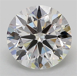 Picture of Lab Grown Diamond 2.00 Carats, Round with Ideal Cut, E Color, VVS1 Clarity and Certified by IGI