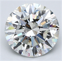 Diamante Natural 4.01 quilates, Redondo , Color H, claridad SI1 y certificado GIA