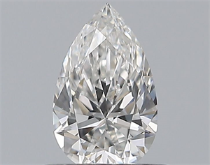 Picture of Natural Diamond 0.40 Carats, Pear with  Cut, E Color, VS2 Clarity and Certified by GIA