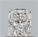 Diamante Natural 0.40 quilates, Radiante , Color F, claridad VVS1 y certificado GIA