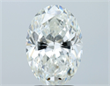 Natural Diamond 3.02 Carats, Oval with  Cut, G Color, SI2 Clarity and Certified by GIA