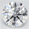 Del inventario de diamantes de laboratorio, 2.57 quilates, Redondo , Color D, claridad VVS1 y certificado IGI