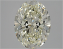 Diamante Natural 2.01 quilates, Ovalado , Color K, claridad IF y certificado HRD