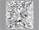 Natural Diamond 0.93 Carats, Princess with  Cut, J Color, VVS1 Clarity and Certified by GIA