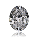 Natural Diamond 0.70 Carats, Oval with  Cut, D Color, VS1 Clarity and Certified by GIA