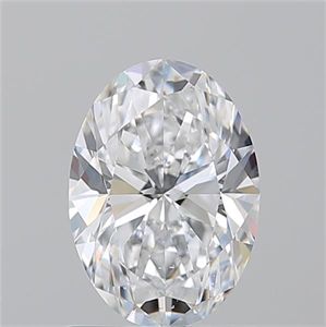 Picture of Natural Diamond 1.20 Carats, Oval with  Cut, D Color, SI1 Clarity and Certified by GIA