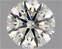 Natural Diamond 0.90 Carats, Round with Excellent Cut, J Color, VS1 Clarity and Certified by GIA