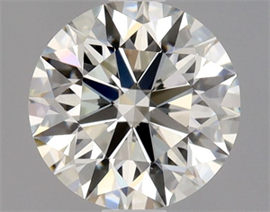 Picture of Natural Diamond 0.90 Carats, Round with Excellent Cut, J Color, VS1 Clarity and Certified by GIA
