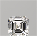 Diamante Natural 0.72 quilates, Asscher , Color H, claridad VS1 y certificado GIA