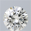 Natural Diamond 0.95 Carats, Round with Excellent Cut, H Color, VVS1 Clarity and Certified by IGI