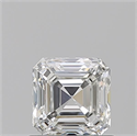 Diamante Natural 0.91 quilates, Asscher , Color H, claridad VS2 y certificado GIA