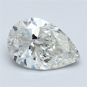 Picture of Natural Diamond 2.00 Carats, Pear with  Cut, J Color, SI2 Clarity and Certified by GIA