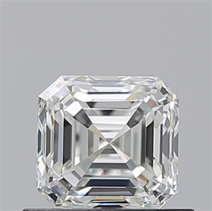 Picture of Natural Diamond 0.71 Carats, Asscher with  Cut, I Color, VVS1 Clarity and Certified by GIA