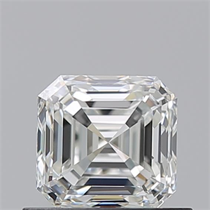Picture of Natural Diamond 0.71 Carats, Asscher with  Cut, I Color, VVS1 Clarity and Certified by GIA