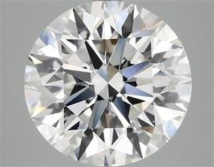 Picture of Lab Grown Diamond 5.08 Carats, Round with Excellent Cut, E Color, VS1 Clarity and Certified by IGI