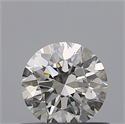 Natural Diamond 0.53 Carats, Round with Excellent Cut, H Color, VVS1 Clarity and Certified by IGI