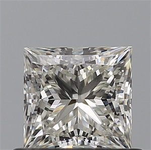 Picture of Natural Diamond 0.71 Carats, Princess with  Cut, J Color, VVS1 Clarity and Certified by GIA
