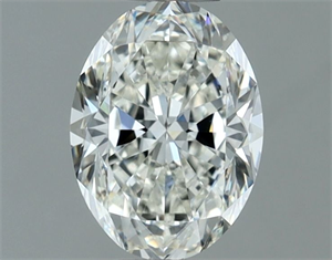Foto Diamante Natural 1.01 quilates, Ovalado , Color H, claridad IF y certificado IGI de