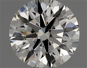 Picture of Natural Diamond 0.54 Carats, Round with Excellent Cut, I Color, VS1 Clarity and Certified by GIA