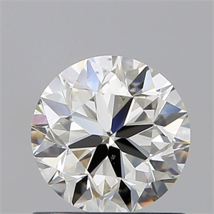 Picture of Natural Diamond 0.90 Carats, Round with Very Good Cut, J Color, VS2 Clarity and Certified by GIA