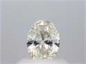 Natural Diamond 0.46 Carats, Oval with  Cut, J Color, SI1 Clarity and Certified by GIA