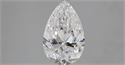 Natural Diamond 2.01 Carats, Pear with  Cut, D Color, SI1 Clarity and Certified by GIA